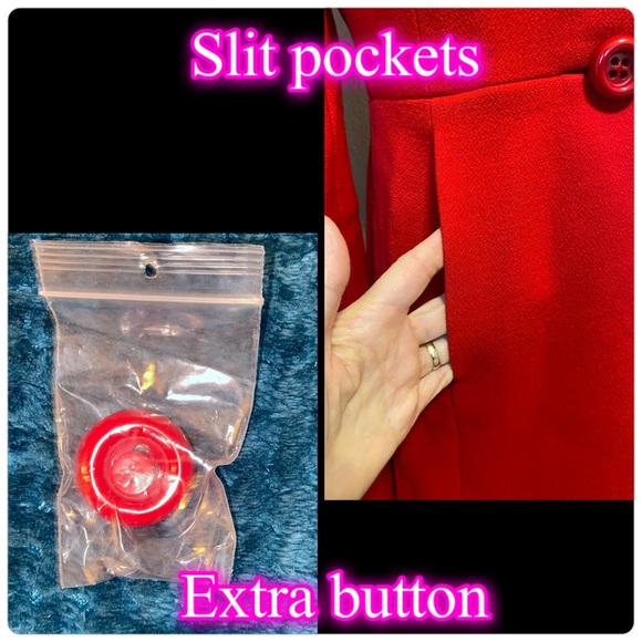 Gorgeous J Crew Knee Length Wool Ble d Coat Cherry Red Lined - Picture 14 of 15